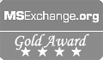 Logo ocenění MS Exchange Gold Award